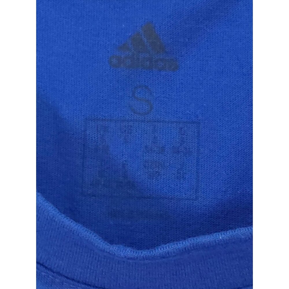 Adidas Mens Blue Sleeveless Logo Tank Top S - Picture 4 of 10